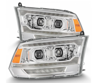 AlphaRex Pro Series Chrome Projector Headlights 2010-2018 Ram 2500/3500 (ARX880562)-Main View 