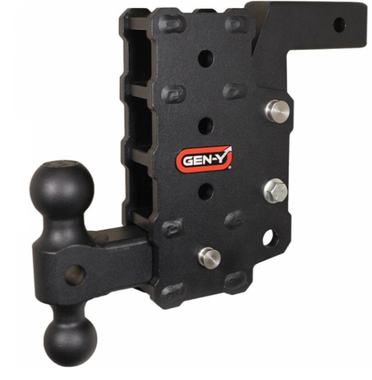 GEN Y Hitch Phantom 12K Drop Hitch W/Dual Ball 9" Drop (Universal 2" Shank 12,000 LB Towing Capacity) 1,200 LB Tongue Weight (GH-15012)-Main View