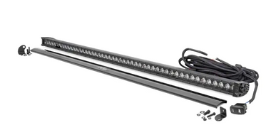 Rough Country Black Series LED Light Bar (Cool White DRL; 50 Inch; Single Row) (70750BLDRL)-Main View