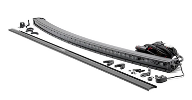 Rough Country Black Series LED (50 Inch Light; Curved Single Row) (72750BL)-Main View