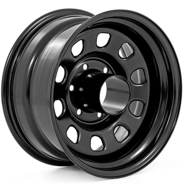 Rough Country Steel Wheel (Black| 15x10| 5x5.5| 4.25 Bore| -39) (RC51-5185)-Main View