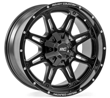 Rough Country 94 Series Wheel (One Piece| Matte Black| 20x9| 6x5.5/6x135| 0mm) (94209012)-Main View