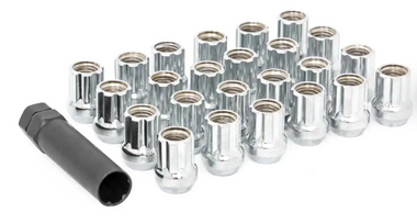 Rough Country Lug Nut Set (M12x1.25| 24 Qty| Chrome| Open End) (1212524CHOE)-Main View