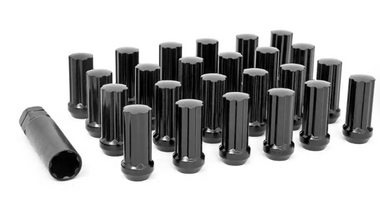 Rough Country M12x1.25 Lug Nut Set of 24 (1212524BLK)-Main View