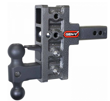 GEN Y Hitch Mega Duty 10K Drop Hitch Kit 5" Offset Drop (Universal 2" Shank| 10,000 LB Towing Capacity) 1,500 LB Tongue Weight (GH-424)-Main View