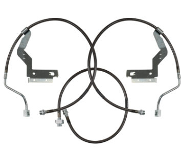 Carli Suspension Braided Brake Lines 4.5" System 2008 to 2010 Ford F250/F350 (CS-FORDBBL-08)-Main View