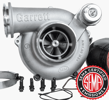 Garrett Powermax GTP38R Ball Bearing Turbocharger 1999.5 to 2003 7.3L Powerstroke (GA739619-5004S)-Main View