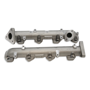 Smeding Diesel Exhaust Manifold Set for 2015 to 2019 Ford 6.7 Powerstroke-Side View