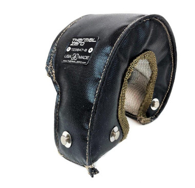 Thermal Zero Universal Internally Wastegated GT25 GT28 Turbo Blanket – Black - Right Side