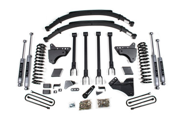 BDS Suspension 6 Inch Lift Kit w/ 4 Link 2011 to 2016 Ford F250/F350 4WD Gas-Main View