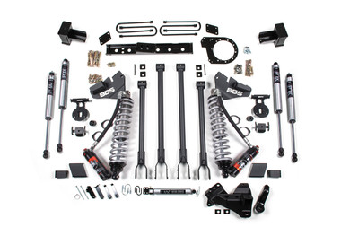 BDS Suspension 6 Inch Lift Kit w/ 4 Link | Fox 2.5 Performance Elite Coil-Over Conversion 2020 to 2022 F350 DRW 4WD Powerstroke-Main View