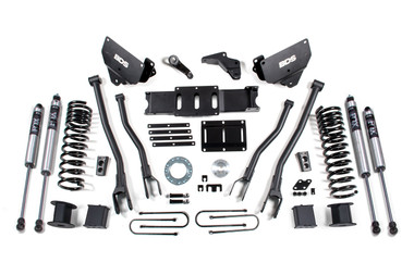BDS Suspension 6 Inch Lift Kit w/ 4 Link 2013 to 2018 Ram 3500 w/ Rear Air Ride 4WD Cummins-Main View