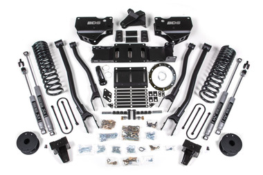 BDS Suspension 6 Inch Lift Kit w/ 4 Link 2019 to 2024 Ram 3500 w/ Rear Air Ride 4WD Cummins-Main View