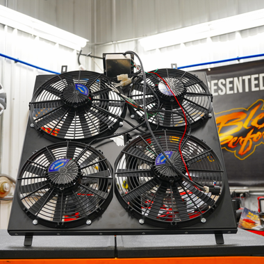 Blessed Performance Direct-Fit Quad Electric Fan Kit  Main View