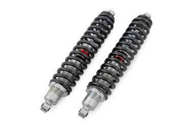 Rough Country M1 Rear Coil Over Shocks Ride Height Adjust | Can-Am Defender MAX HD10