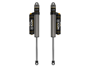 ICON 2.5 Aluminum Series Piggyback Shocks w/Reservoir 1999-2025 Ford F-250/F-350/F-450 Super Duty 0-3” Lift Rear