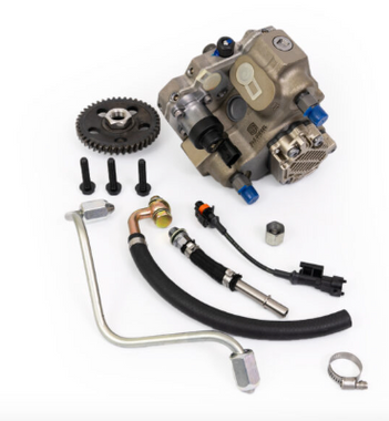 Improved high-pressure fuel pump conversion for competition engines
New Bosch base CP3 modified by S&S
Maintains linear output and efficiency up to 4,000 RPM
Compatible with the factory supply pump
Test report included with each pump
Available with a 10mm, 12mm, or 14mm stroker CP3
Fits 2017 to current GM trucks with the L5P Duramax