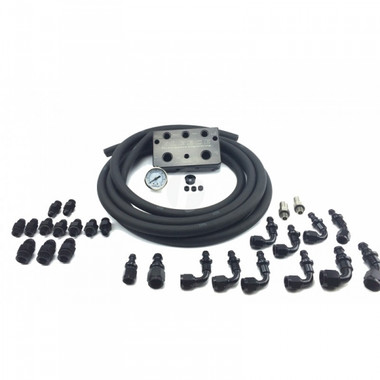 Fleece Regulated Return Fuel Distribution Block 2997.5 to 2018 6.7L Cummins-Main View