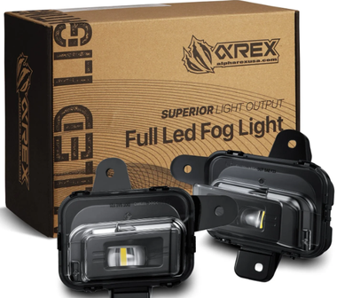 Alpharex DoubleTap Dual Color LED Projector Fog Lights 2022-2026 GMC Serria 1500