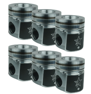 Industrial Injection X-Series Piston Kit 2003-2004 5.9L Cummins 24V ISB