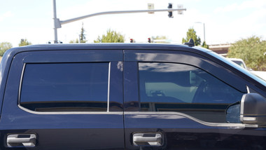 Blessed Performance HD Aluminum Window Chop Rain Guards 2015-2026 Ford F150 - Main