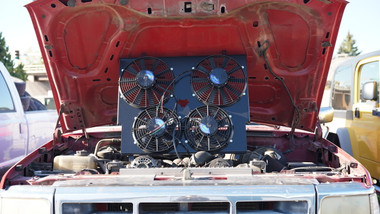 Blessed Performance Direct-Fit Quad Electric Fan Kit 1994.5-1997 Ford 7.3L Powerstroke -Main