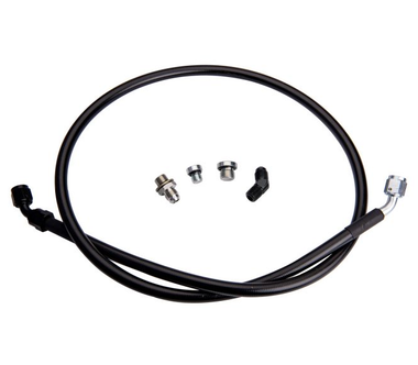 Fleece Remote Turbo Oil Feed Line Kit with 1/4 NPT Turbo Oil Inlet (S300/S400) 2001-2016 Duramax