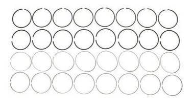 Mahle Complete Piston Ring Set (Standard) 2001 to 2010 6.6L LB7/LLY/LBZ/LMM Duramax (MCI41909)-Main View