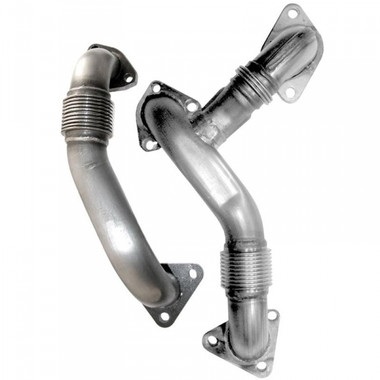 PPE Replacement High Flow Up Pipes 2007.5 to 2010 6.6L LMM Duramax