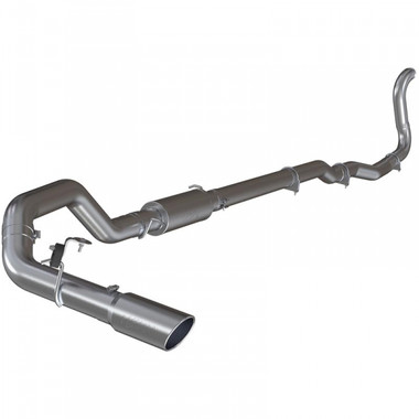 MBRP4" Turbo Back, Single Side Exit (2WD only), AL, 1988-1993 Dodge Ram 2500/3500