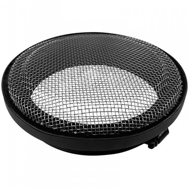 S&B FILTERS 6" TURBO SCREEN WITH STAINLESS STEEL MESH & CLAMP- BLACK