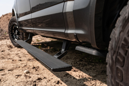 AMP Research PowerStep Xtreme Running Boards 2021 to 2023 Ford Bronco (78140-01A)-In Use View