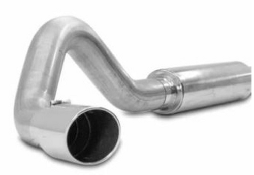 BP Turbo Back Exhaust Kit 1999 to 2003 Ford 7.3L Powerstroke - Stainless steel with muffler 