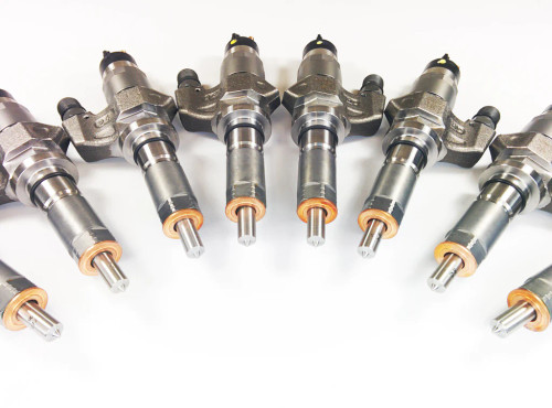  DDP Reman Injector SET 150% Over SAC NOZZLES for 2001 to 2004 LB7 6.6L Duramax (DDP.LB7-300) This View