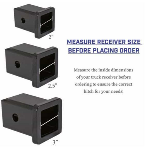 GEN Y Hitch Mega Duty 21k Drop Hitch W/Pintle Lock 9" Offset (Universal 2.5" Shank 21,000 LB Towing Capacity) 3,000 LB Tongue Weight (GH-925)-Informational View