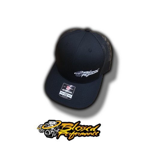 Blessed Performance Reaper Black Side Stitch LOGO Trucker Hat (BPSSLGRB_TRUCKER) Website Ad View