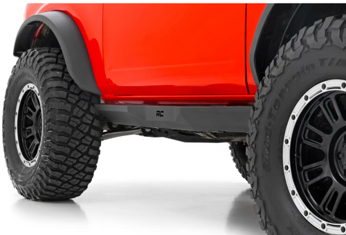 Rough Country Rock Slider (Heavy Duty| 2 Door) 2021 to 2024 Ford Bronco 4WD (90804)-In Use View