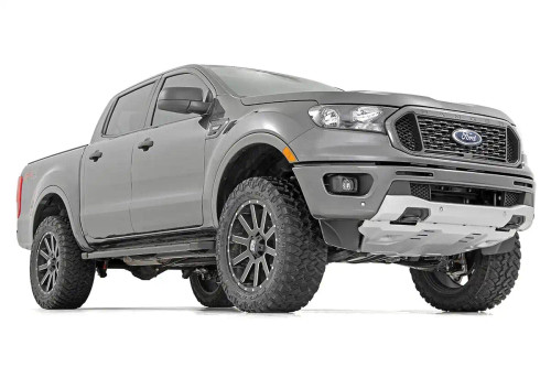 Rough Country 2.5 Inch Leveling Kit for 2019 to 2024 Ford Ranger 2WD And 4WD-USE Angle View