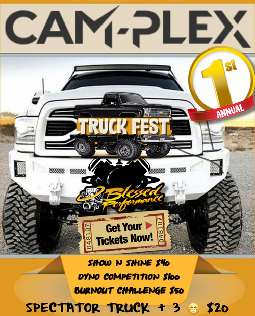 Blessed Performance Truck Fest Show N Shine Pass (Show N Shine) Truck Flier View