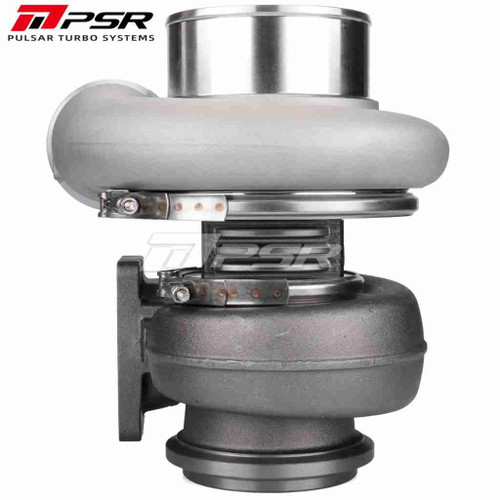 Pulsar 485D Dual Ball Bearing Turbo Curved Point Milled Billet Compressor Wheel-Side View