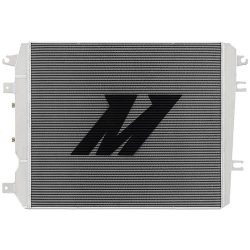 Mishimoto Aluminum Performance Radiator 2017 to 2019 6.6L L5P Duramax (MIMMRAD-DMAX-17)-Front View 