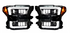 Recon Smoked Projector Headlights With Scanning OLED Accents 2015-2017 F-150 (REC264290BKCS)-Main View