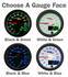 Glowshift MaxTow Quad Gauge Package for 1999-2007 Ford Powerstroke (MT-405-DV-PKG)-Gauge Face Options 