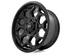 Rough Country 80 Series Wheel One-Piece | Semi Gloss Black | 20x10 | 8x180 | -19mm