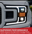 Recon Projector Headlights OLED DRL Scanning LED Turn Signals for 2018-2020 Ford F150