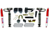 H7068X2 - Hydro 7000 Hydraulic Action Shocks with Red Boots  View