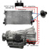 FLEECE ALLISON TRANSMISSION COOLER LINES - 2001-2005 6.6L DURAMAX LB7/LLY  - Diagram View