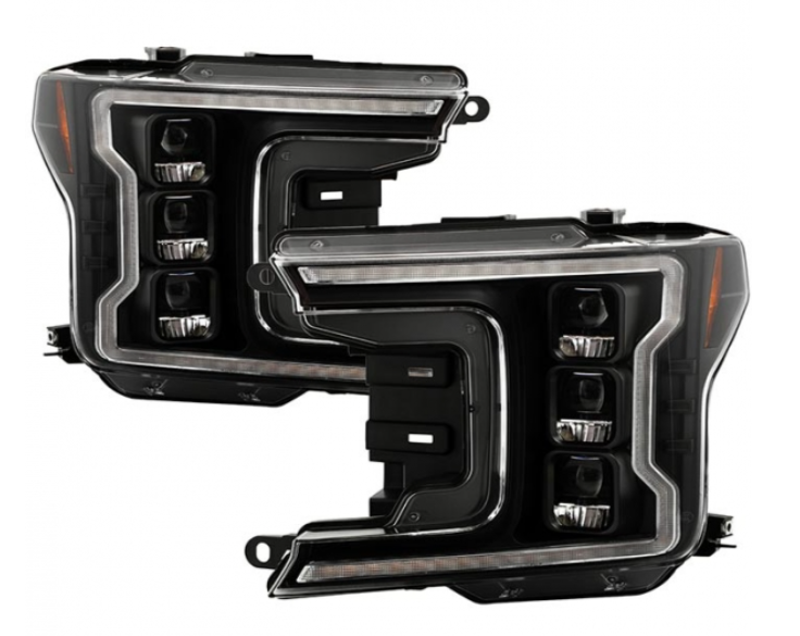 Spyder Black LED Headlights|BlessedPerformance.com