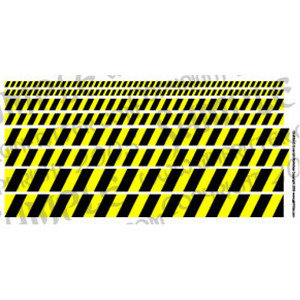 Warning Stripe Decal Warning Stripe Decal