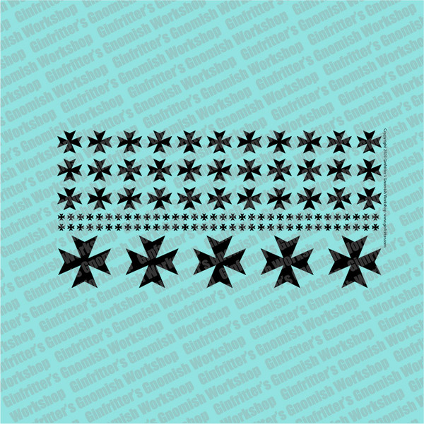 Iron Cross #2 Prime Scale Waterslide Decal